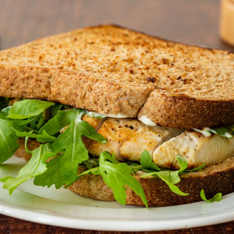 Balsamic Chicken and Arugula Panini