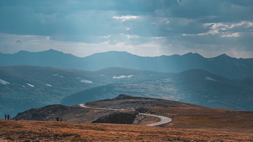 Free Asphalt Road on a Mountain Stock Photo