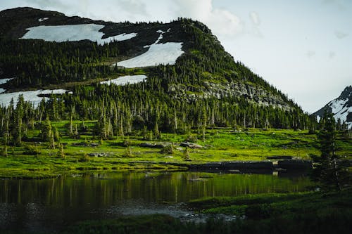 Beautiful Mountain Near the Lake