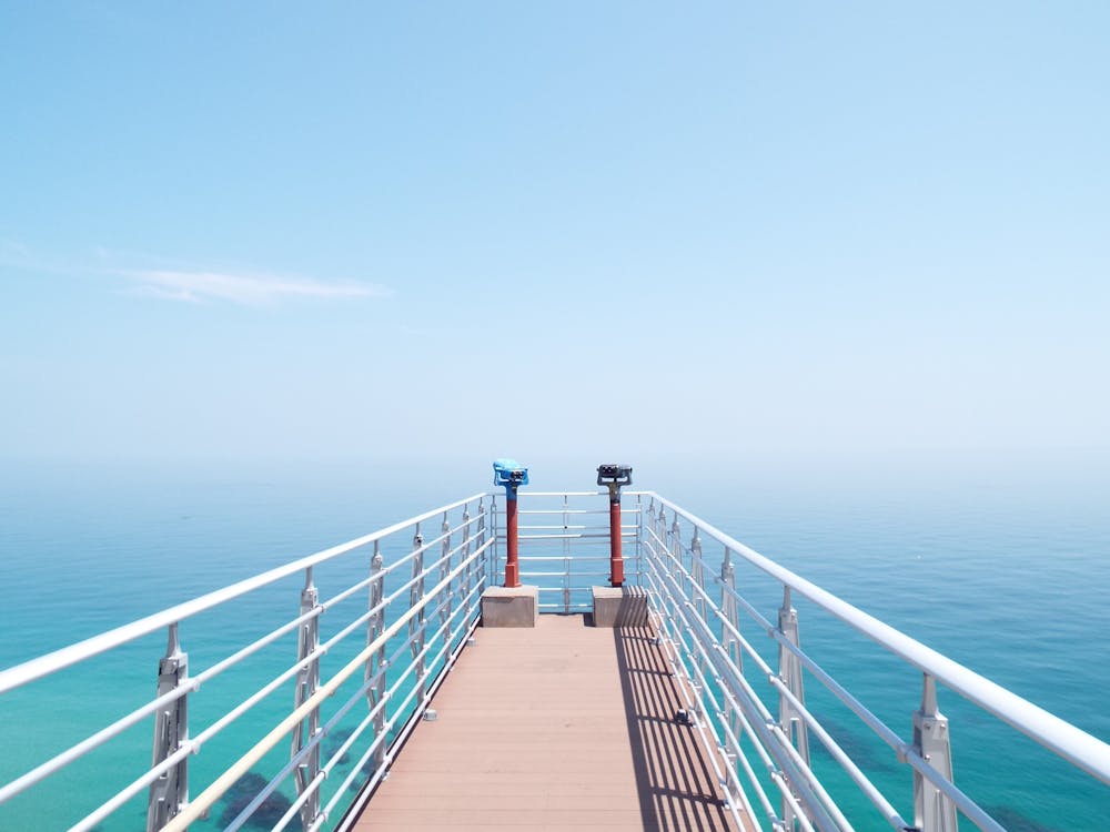 White and Brown Sea Dock