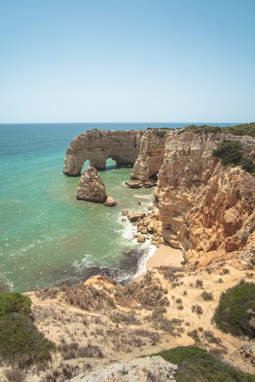 Foto d'estoc gratuïta de aigua, algarve, cel clar