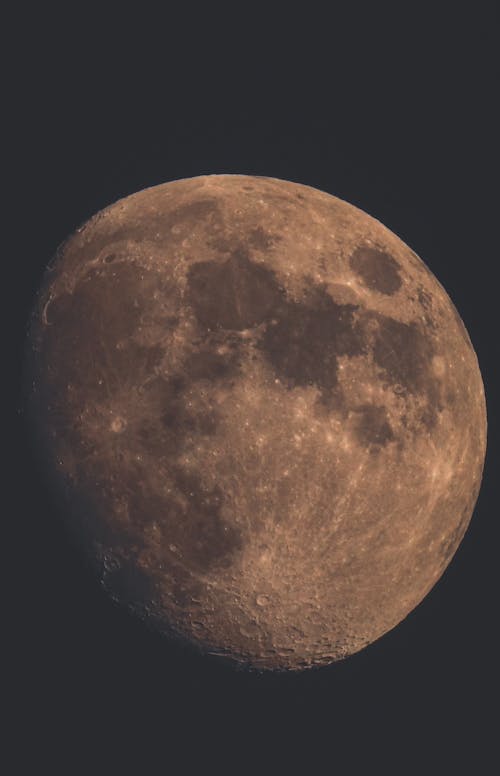 Free Close Up Shot of a Moon Stock Photo