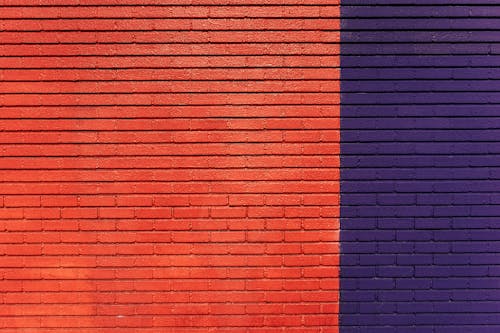 Free Red and Purple Concrete Wall Stock Photo