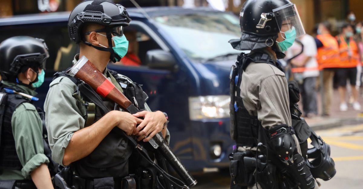 Basic Riot Police The Riot Police Wearing their Gears · Free Stock Photo