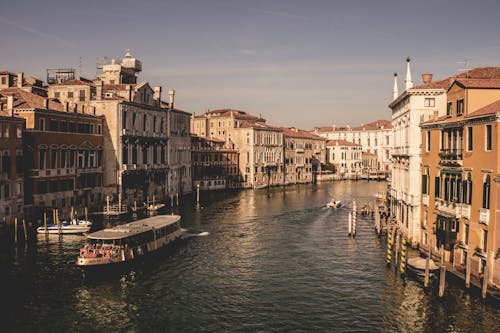 免費 意大利威尼斯運河 圖庫相片