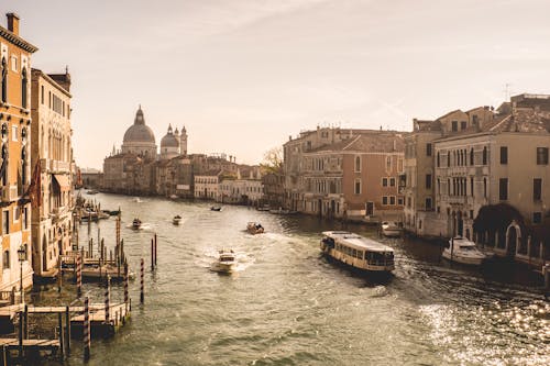 Photos gratuites de bateau, grand canal, italie