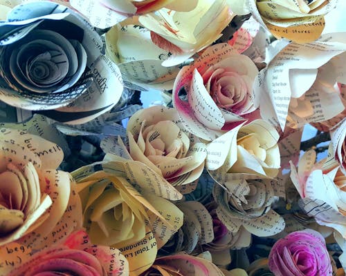 手工製造, 玫瑰, 纸花 的 免费素材图片