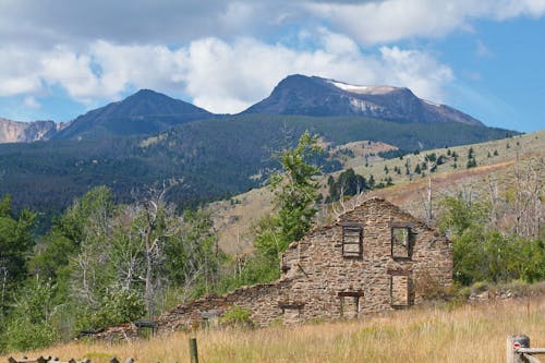 Free stock photo of abandoned, montana, mountains