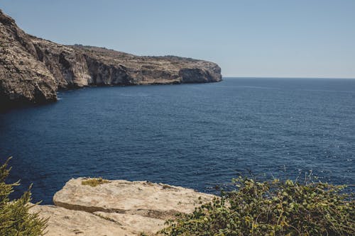 Free stock photo of cliffs, coast, malta