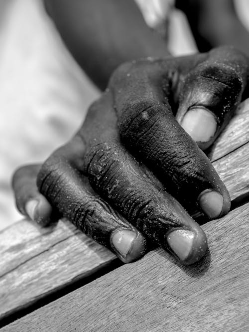 Free Grayscale Photo of a Hand Stock Photo