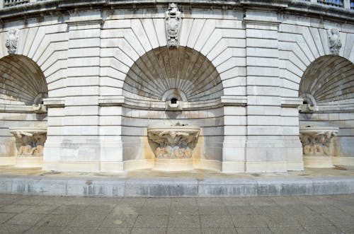 Free Gray Concrete Water Fountains Stock Photo