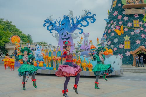Free stock photo of amusement park, dancer, festival