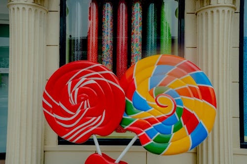 Free stock photo of candy, multi coloured, pink