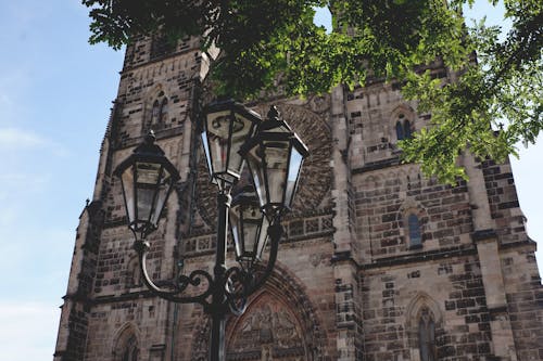 Foto stok gratis gereja, Katedral, lampu