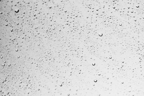 Gotas De Lluvia De Agua