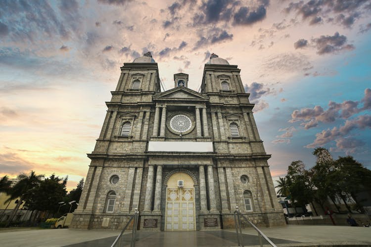 A Cathedral Under Beautiful Sky