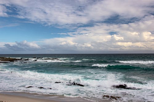 Foto stok gratis awan, horison, lautan