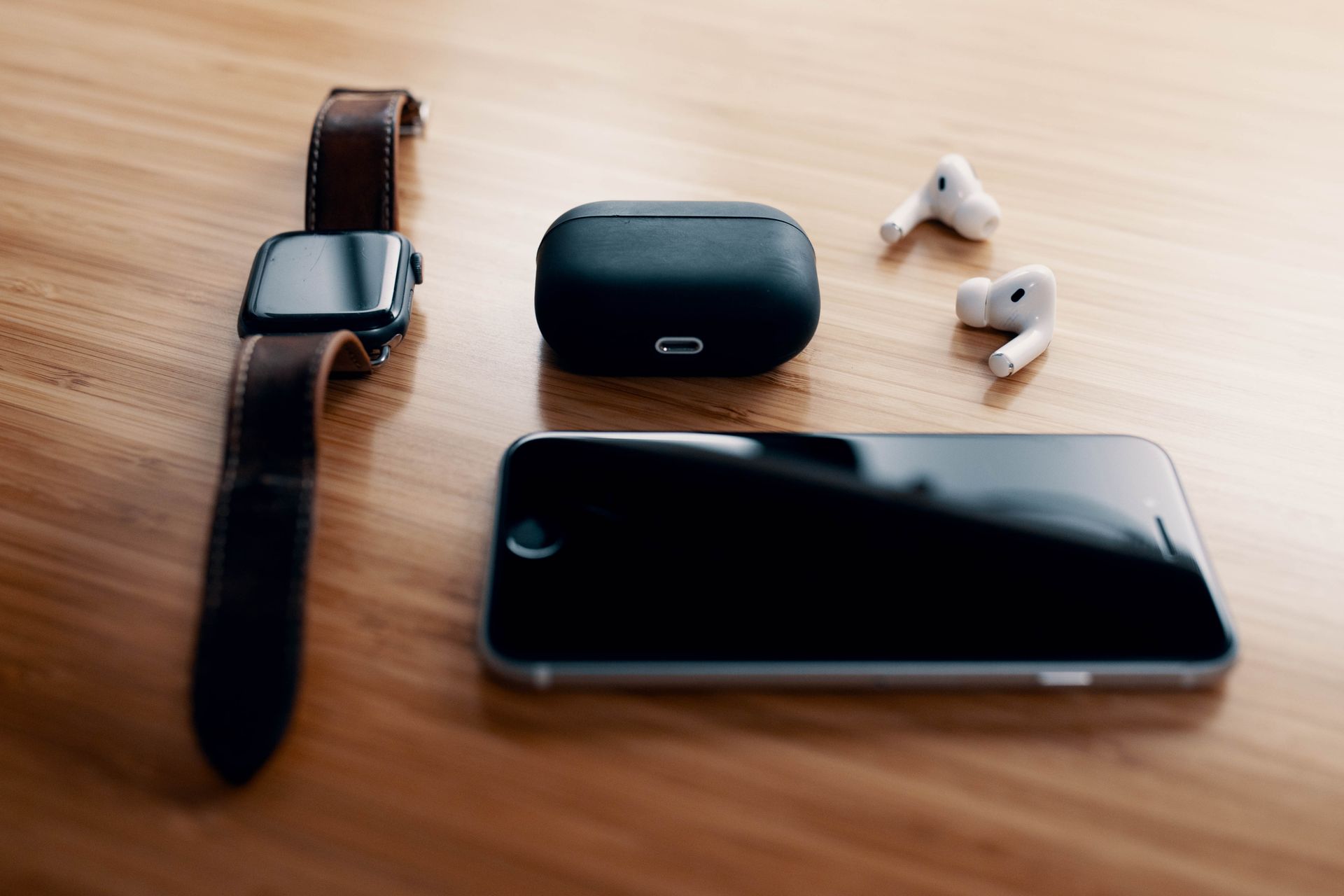 Smartphones and tablets laid out for game QA device testing