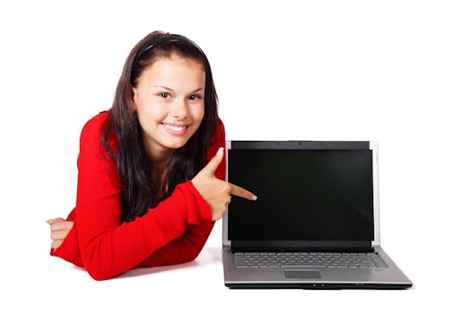 Free stock photo of people, woman, laptop, girl