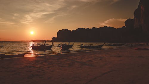 Free stock photo of background, beach sunset, beautiful sunset