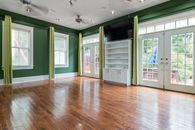 White Wooden Framed Glass Door