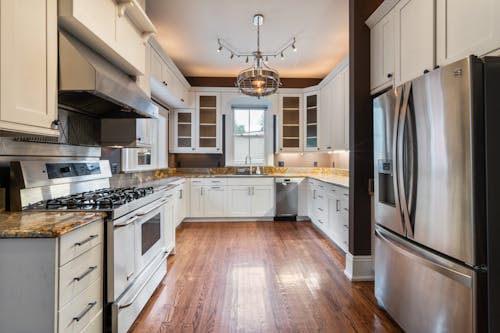 Appliances and Fixtures at a Home Kitchen