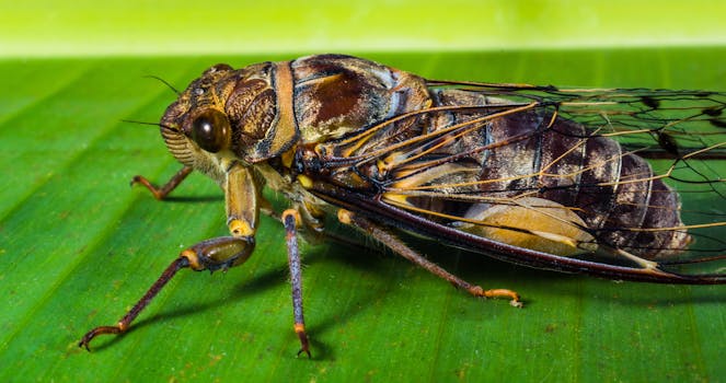 Free stock photo of animal, insect, close, cicada