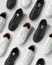 White and Black Adidas Sneakers