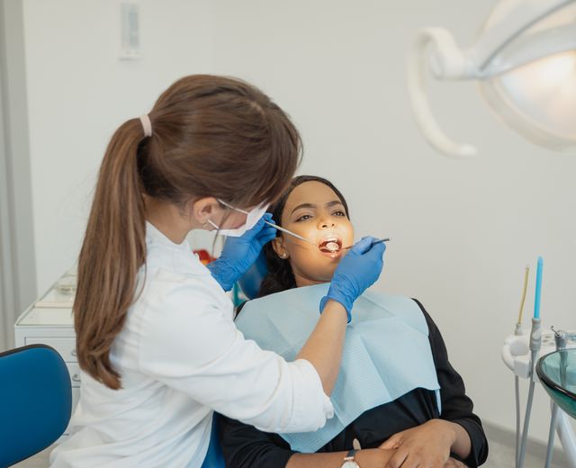 Before veneers at Ohud Dental, Lahore