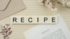 Letter Tiles on Papers