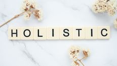Letter Tiles on a Marble Surface