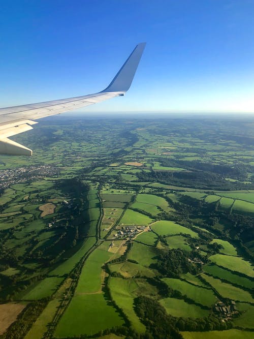 Free Aerial View of a Landscape Stock Photo