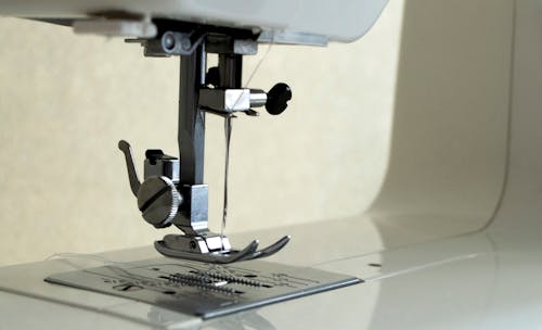 Sewing Machine in Close Up
