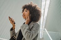 Woman Talking on the Phone