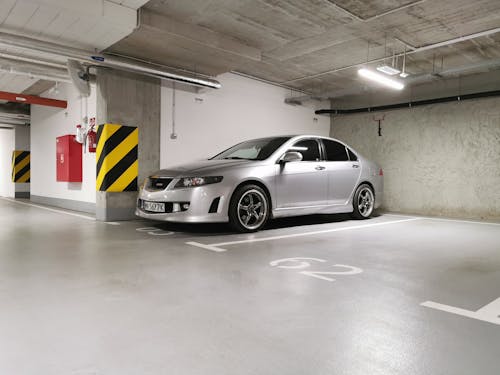 Free Car Parked in Garage Stock Photo