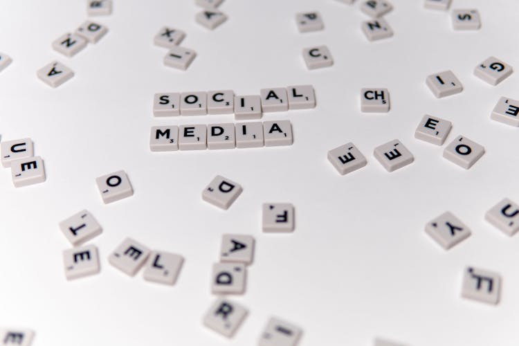 White And Black Scrabble Blocks