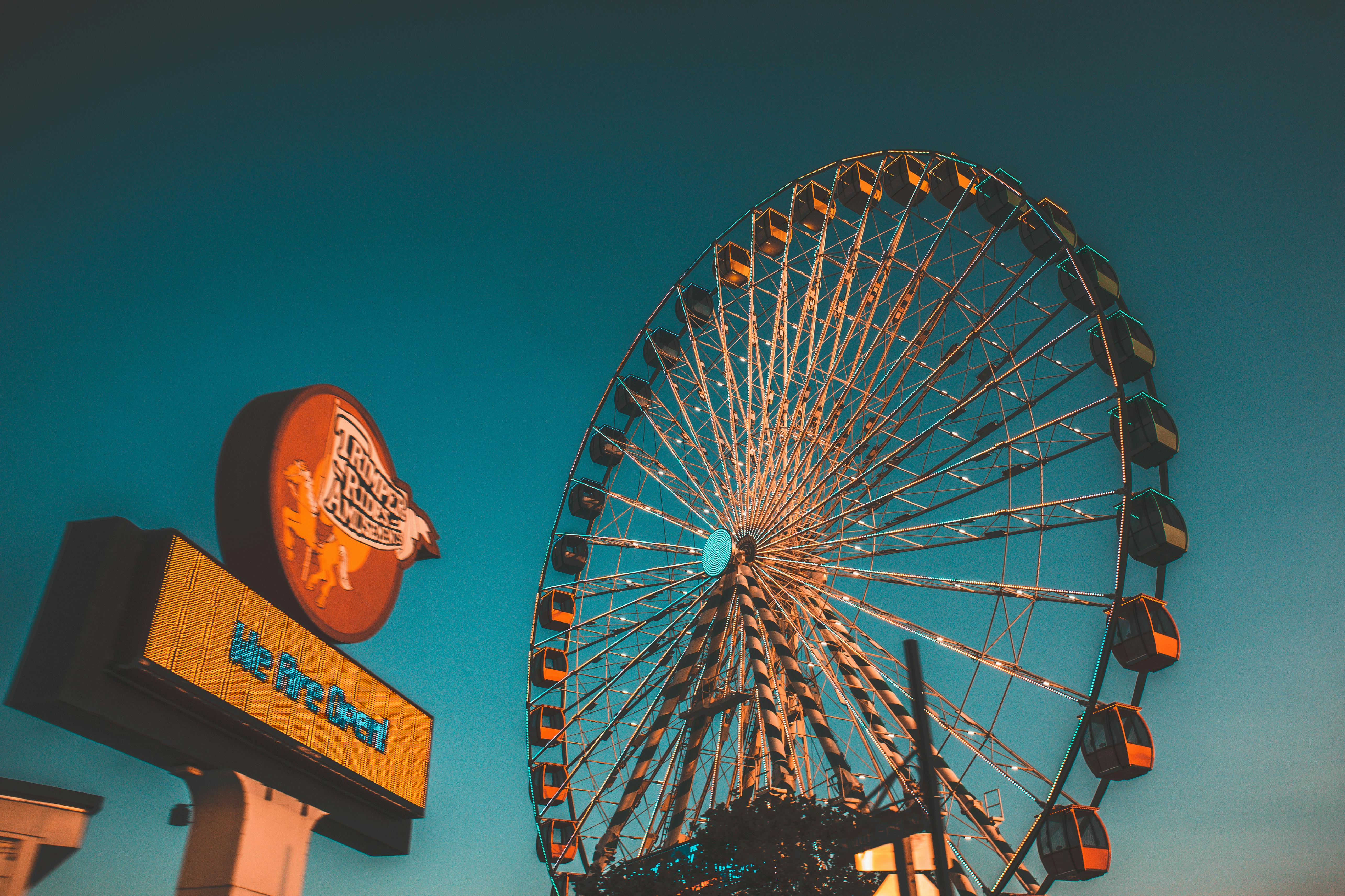 Cyclone Roller Coaster Ride · Free Stock Photo
