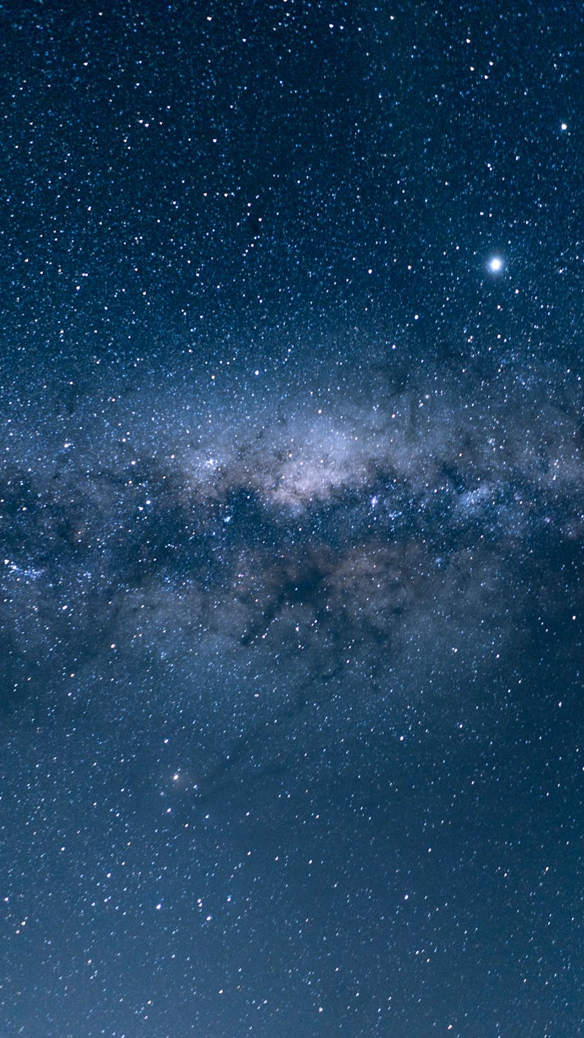 Wonderful starry sky at night · Free Stock Photo