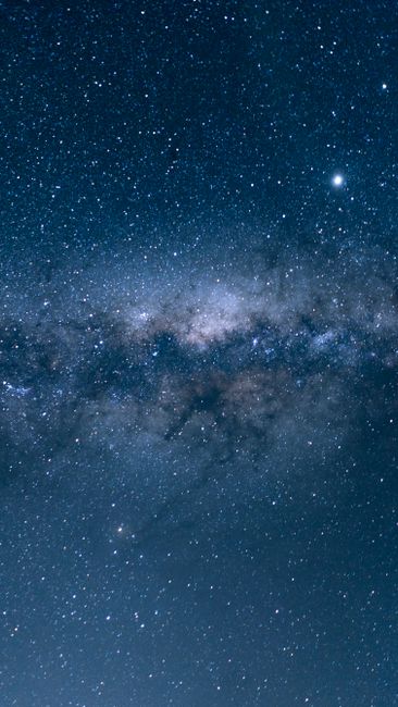 Lots of bright glowing sky in Milky Way in amazing vibrant cloudless sky at night