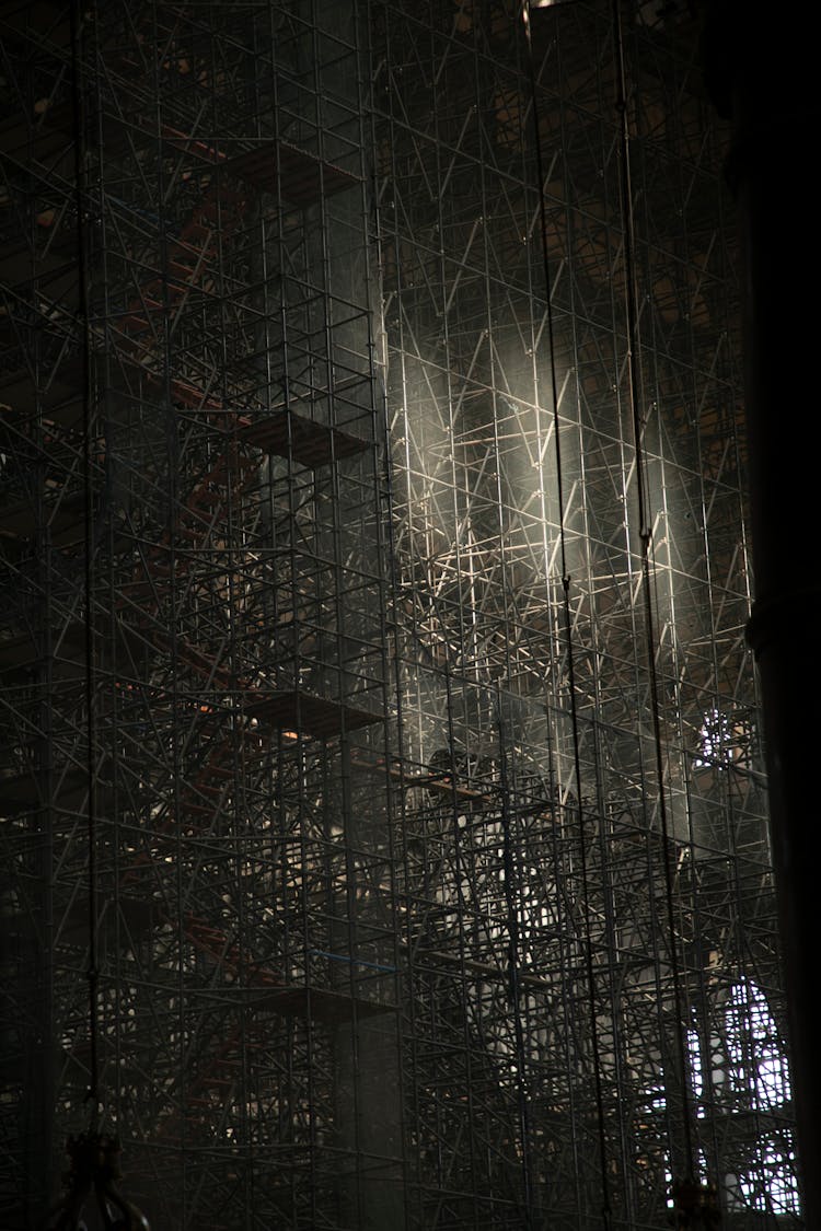 Scaffold In Dark