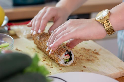 修剪指甲, 壽司, 廚師 的 免費圖庫相片