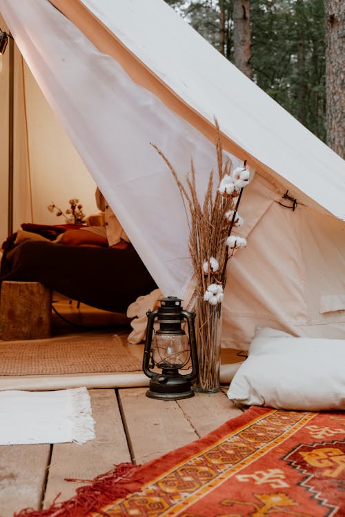 Fotos de stock gratuitas de acampada, adentro, alfombra