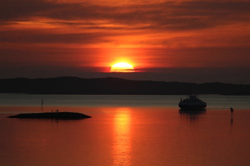 免費 剪影, 太陽, 挪威 的 免費圖庫相片 圖庫相片