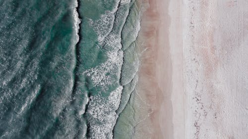 Aerial View of a Seashore