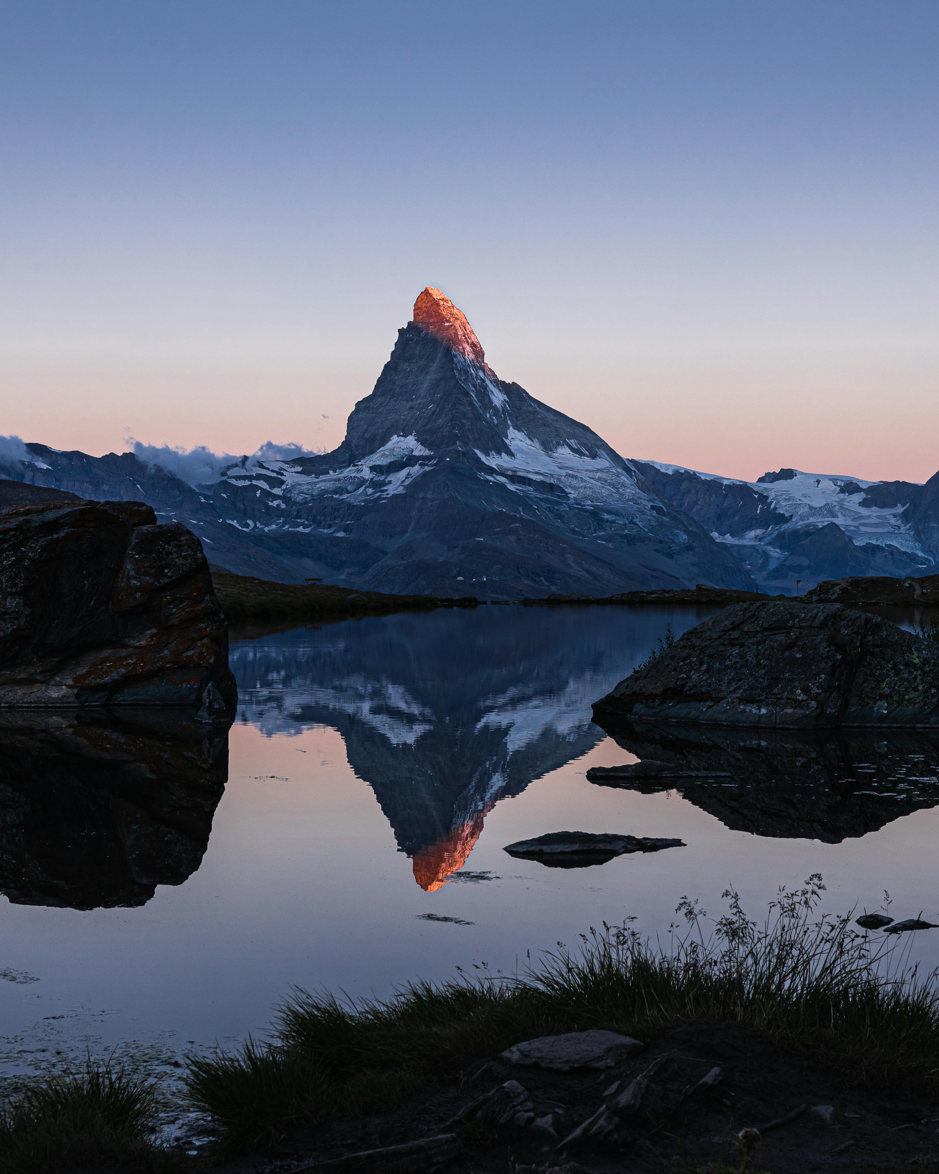 Matterhorn Near The Village Zermatt Switzerland In Europe Landscape Nature  Ultra Hd Wallpaper For Desktop Mobile Phones And Laptops 3840x2400 :  Wallpapers13.com