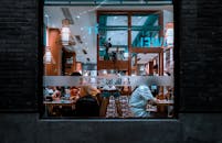 Window of Restaurant