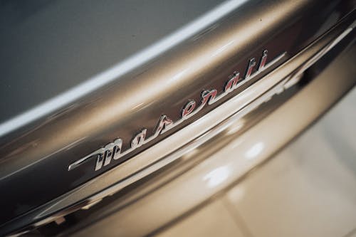 Close-Up Shot of a Car Logo