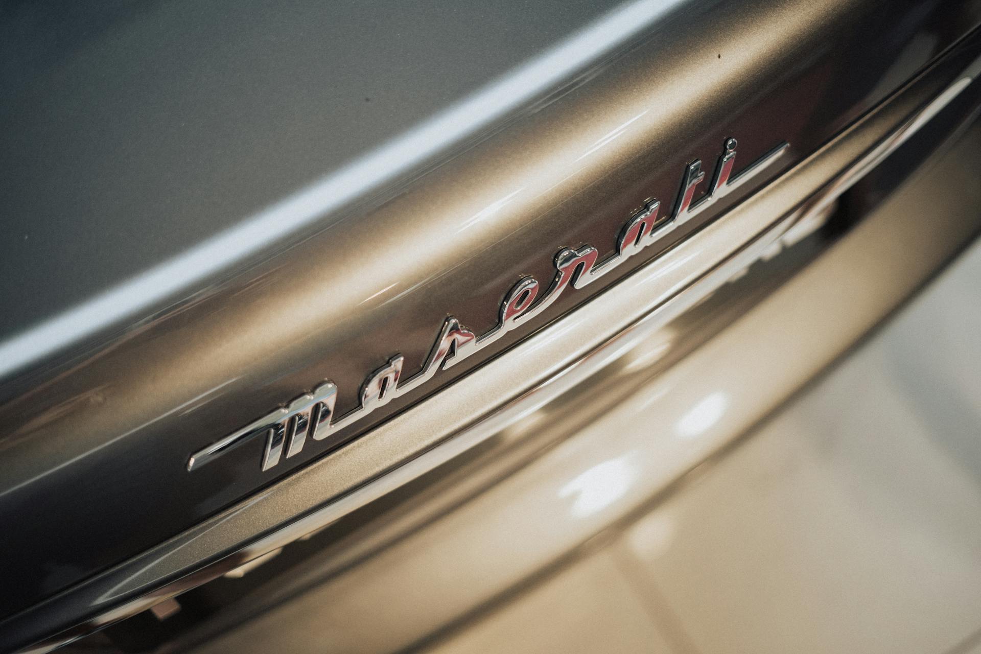 Close-Up Shot of a Car Logo