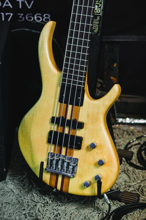 Close-Up Shot of an Electric Guitar