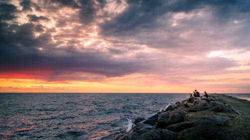 Fotobanka s bezplatnými fotkami na tému dramatický, farebný, horizont